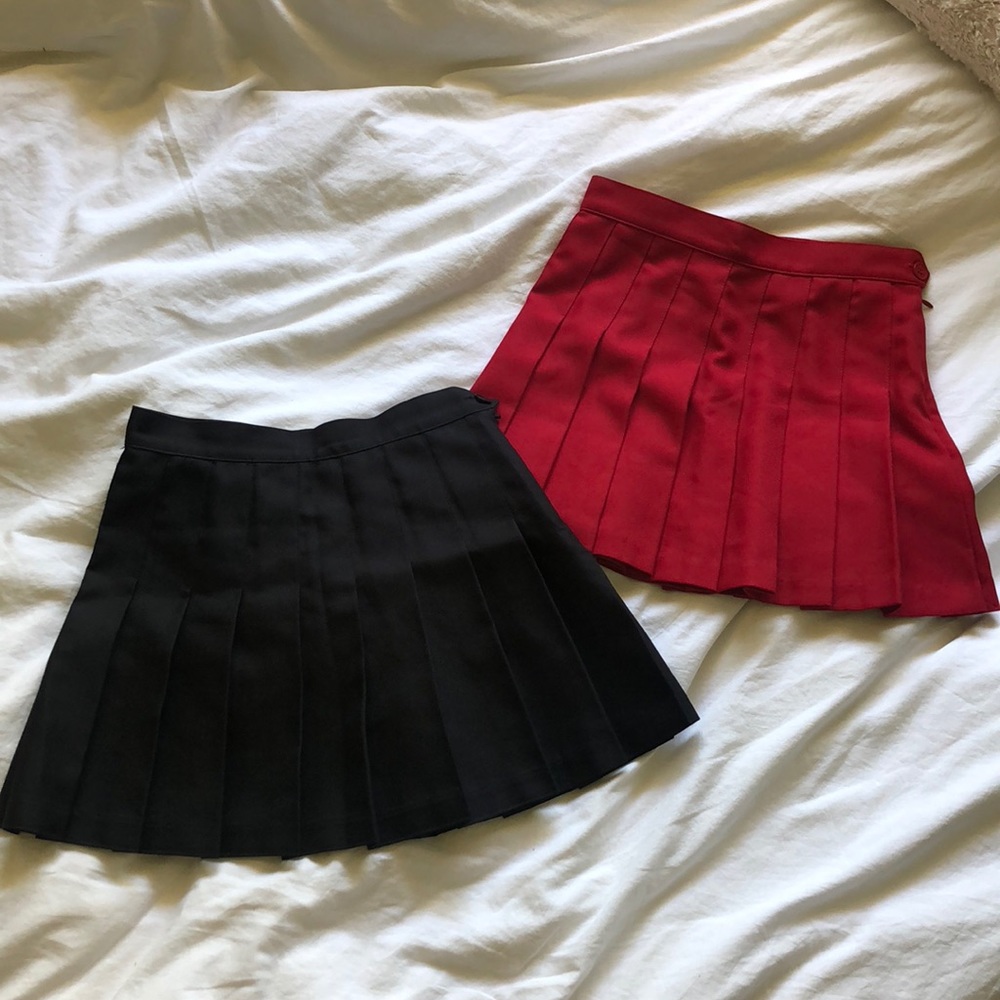 black american apparel tennis skirt 🎱
